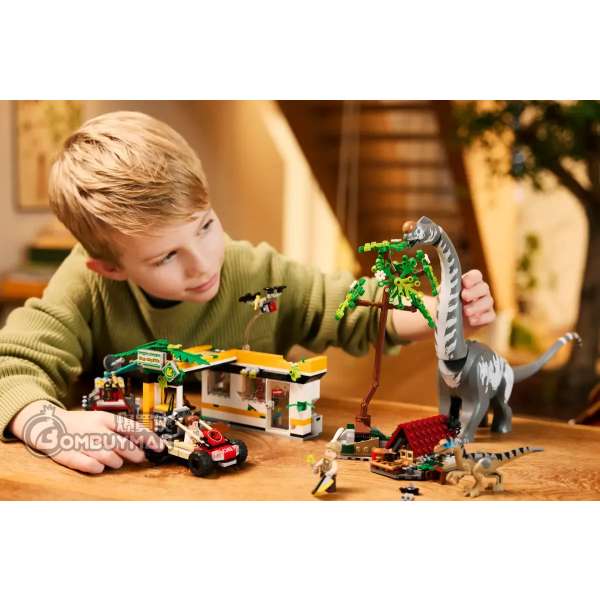爆買】LEGO 76973 Raptor & Titanosaurus Tracking Mission 迅猛龍和