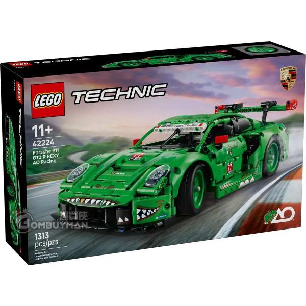 LEGO 42224 Porsche 911 GT3 R REXY AO Racing Car (Technic)