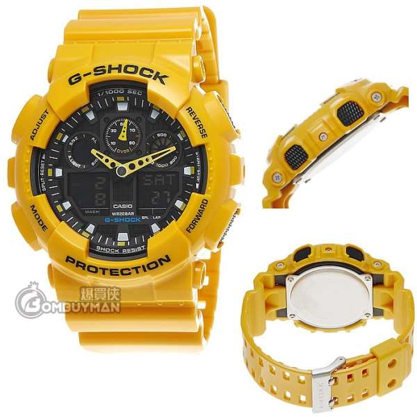 Buy CASIO G-Shock #GA-100A-9A - BOMBUYMAN