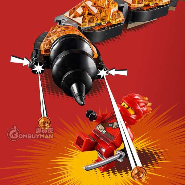 Lego 70674 fire best sale fang