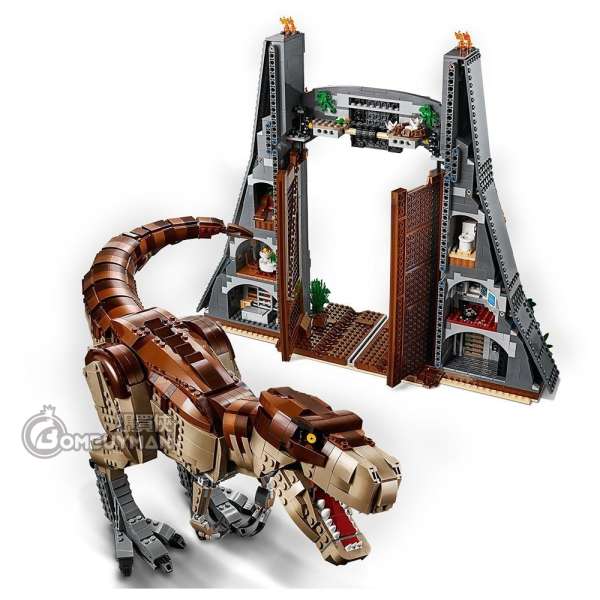 JAIMAN TOYS LEGO Jurassic World Jurassic Park: T. rex Rampage 75936  Building Kit (3120 Pcs),Multicolor