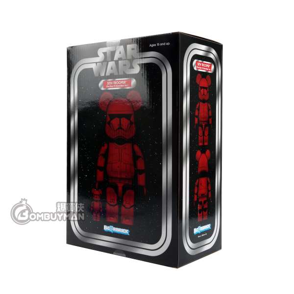 BE@RBRICK SITH TROOPERCHROME 100％ & 400％