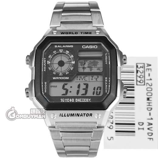 爆買】CASIO General #AE-1200WHD-1A - 爆買俠BOMBUYMAN