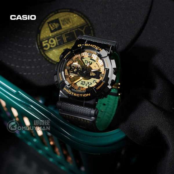 爆買】CASIO G-Shock #GM-110NE-1A 『NEW ERA® 100週年紀念』聯乘型號