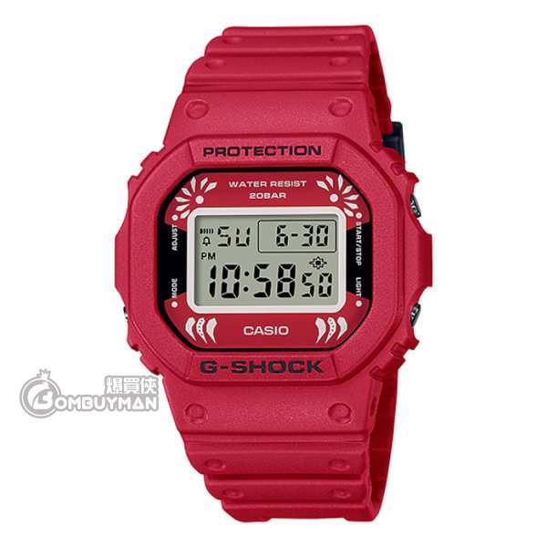 【極美品】G-SHOCK 達磨 DW-5600DA レッド 箱付き だるま G-SHOCK 【新品/限定コラボモデル/国内正規/付属完備】カシオ