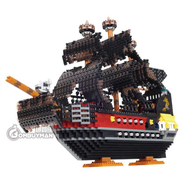 爆買 Nanoblock Nb 050 海盜船 海洋黑珍珠號 爆買俠bombuyman
