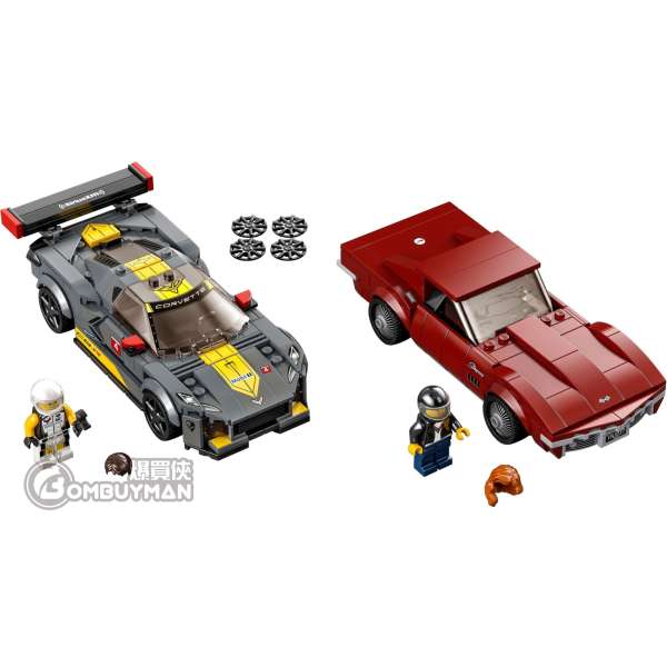 爆買】LEGO 76903 Chevrolet Corvette C8.R Race Car and 1968