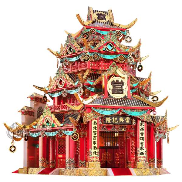 Preorder PIECECOOL Chinese Architecture PAWN SHOP BOMBUYMAN