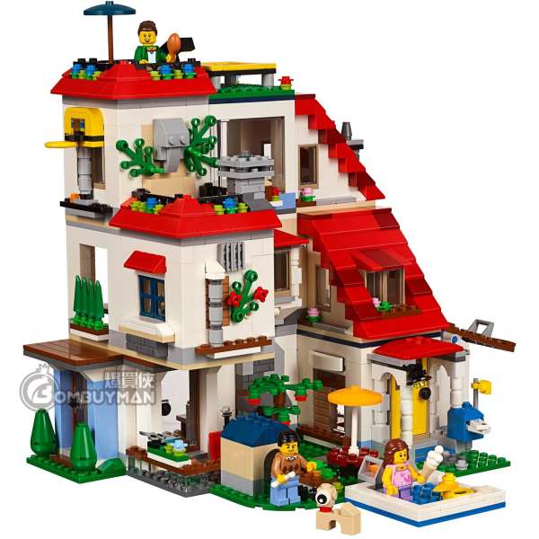 Lego online poolside holiday