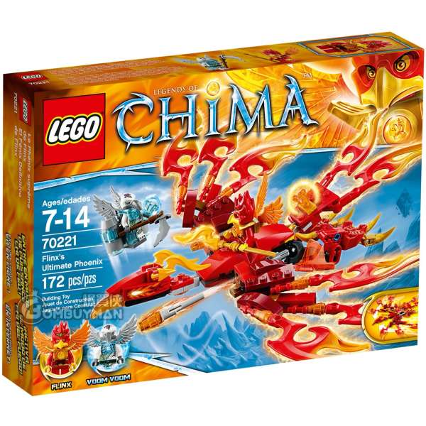 爆買】LEGO 70221 Flinx's Ultimate Phoenix (Legends of Chima™ 神獸