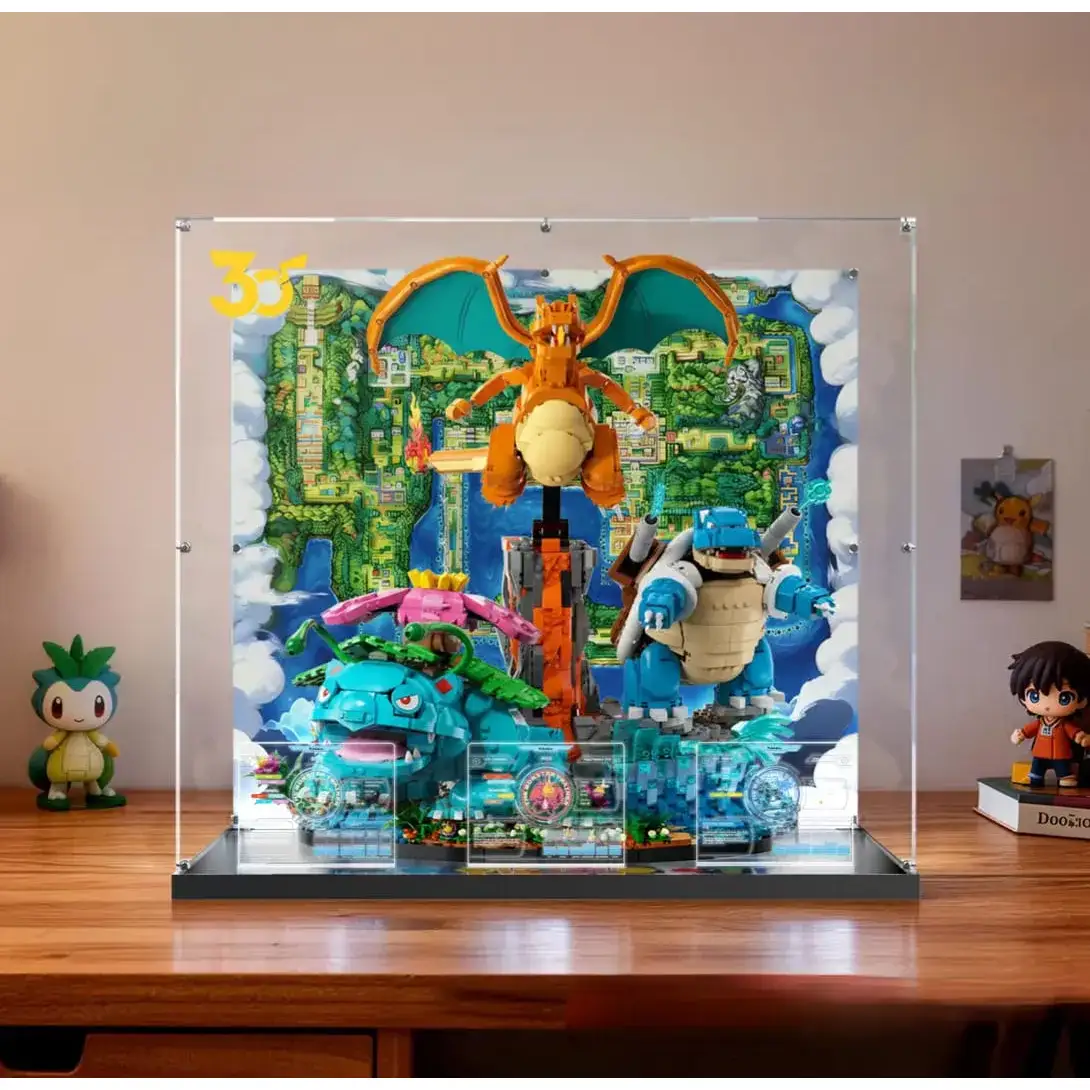 A-10 盃台 四角 花 染付 青 酒器 灯籠 花器 盆栽 預購】Light Your Bricks LEGO 72153 Venusaur, Charizard and