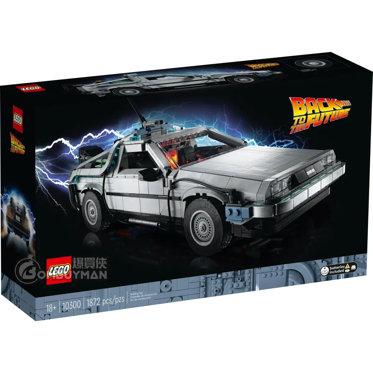 爆買】LEGO 10300 Back to the Future Time Machine 回到未來時光機