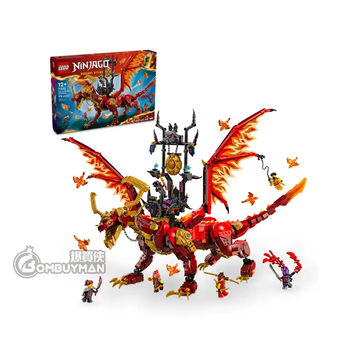 孔柏基「貴婦人」 コンバイジ Buy LEGO 71822 Source Dragon of Motion (Ninjago) - BOMBUYMAN