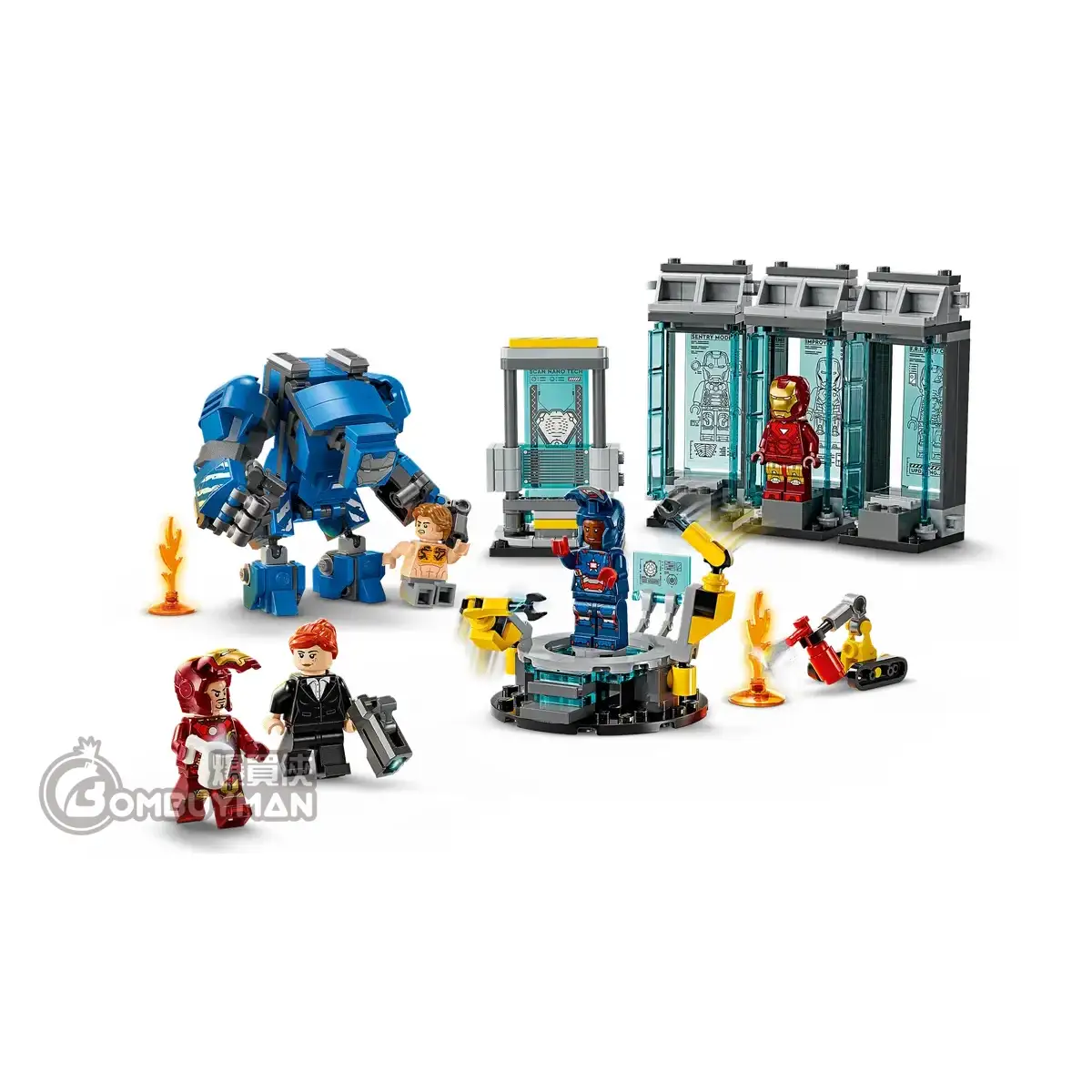 爆買】LEGO 76315 Iron Man's Laboratory: Hall of Armor 鐵甲奇俠的