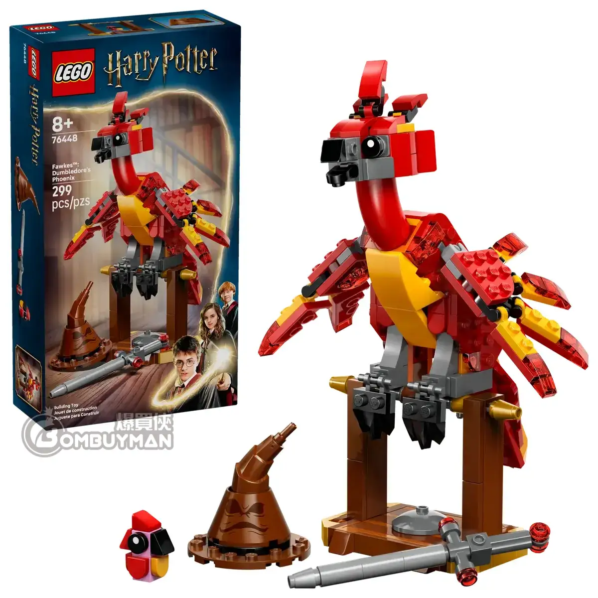 爆買】LEGO 76448 Fawkes™: Dumbledore's Phoenix 佛客使™：鄧不利多的