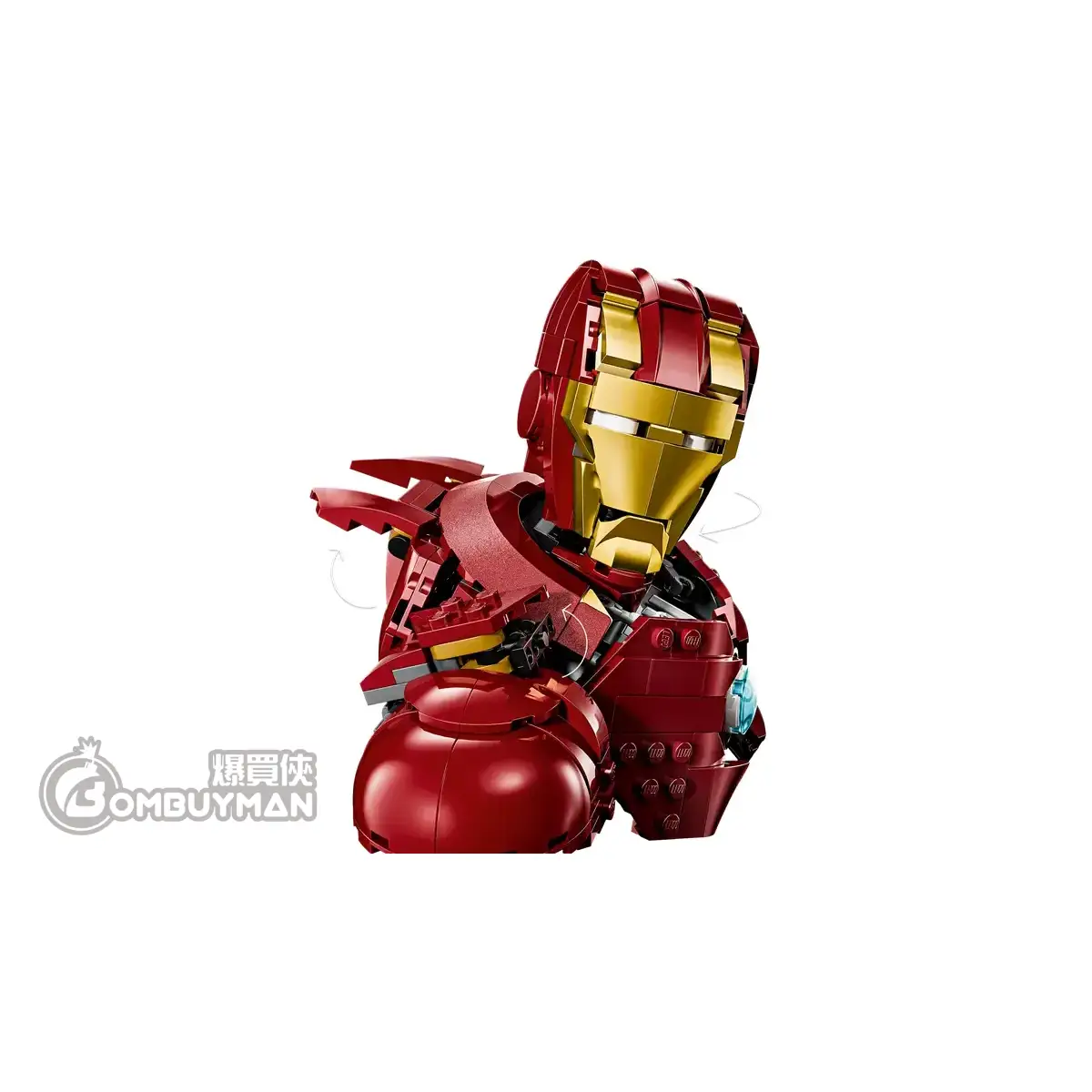 爆買】LEGO 76327 Iron Man MK4 Bust 鐵甲奇俠MK4 半身像(Marvel 漫威