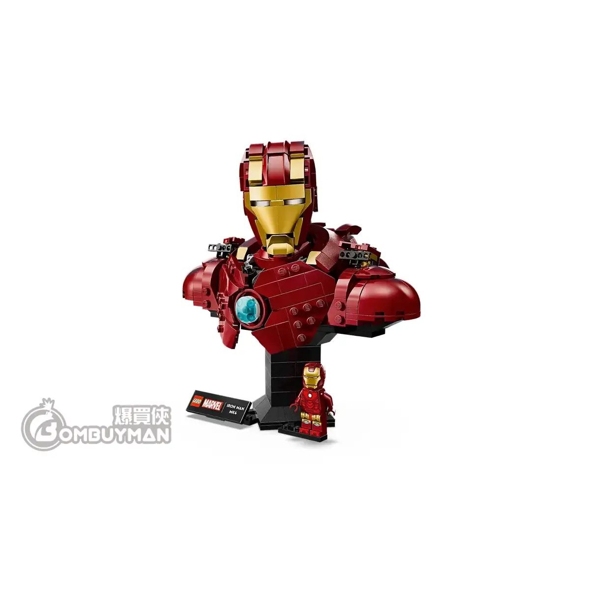 爆買】LEGO 76327 Iron Man MK4 Bust 鐵甲奇俠MK4 半身像(Marvel 漫威
