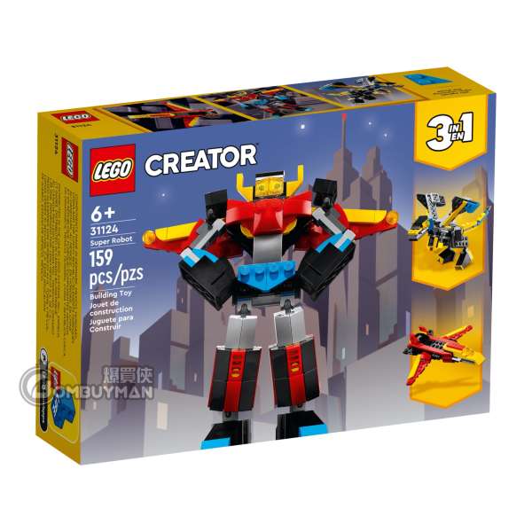LEGO 31124 Super Robot 超級機械人 (Creator 3in1)