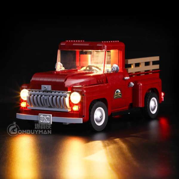 Briksmax LEGO 10290 Pickup Truck 小貨車 專用燈光組件 連搖控 (不包含LEGO)