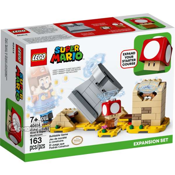 LEGO 40414 Monty Mole & Super Mushroom Expansion Set (Super Mario)