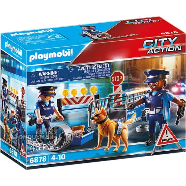 Playmobil 6878 Police Road Block (City Action) 