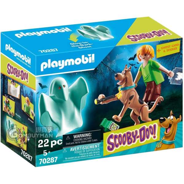 Playmobil 70287 SCOOBY-DOO! Scooby and Shaggy with Ghost (SCOOBY-DOO!)