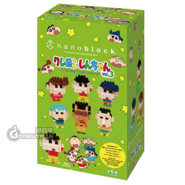 nanoblock NBMC_35 蠟筆小新 (迷你版) 第三彈 - 1套6款