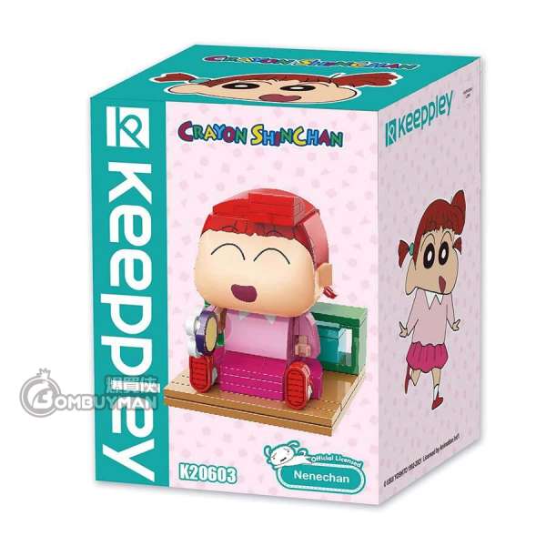 Qman Keeppley QM-K20603 蠟筆小新 櫻田妮妮造型積木 (蠟筆小新)