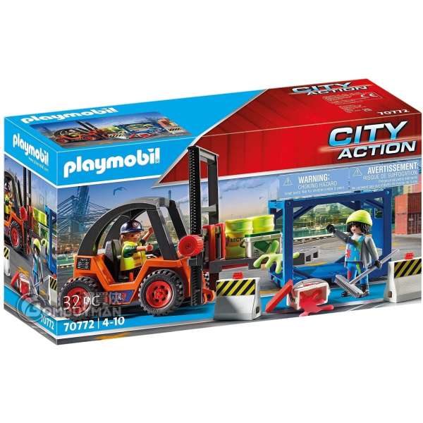 Playmobil 70772 Forklift with Freight 貨運叉車 (City Action)