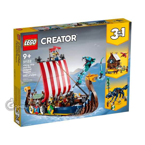 LEGO 31132 Viking Ship and the Midgard Serpent (Creator 3in1)