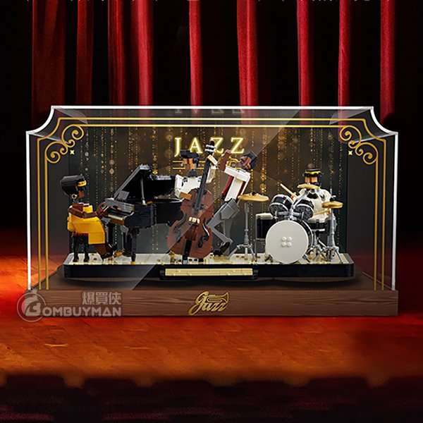 Light Your Bricks LEGO 21334 Jazz Quartet 爵士四重奏 專用展示盒 (不包含LEGO)