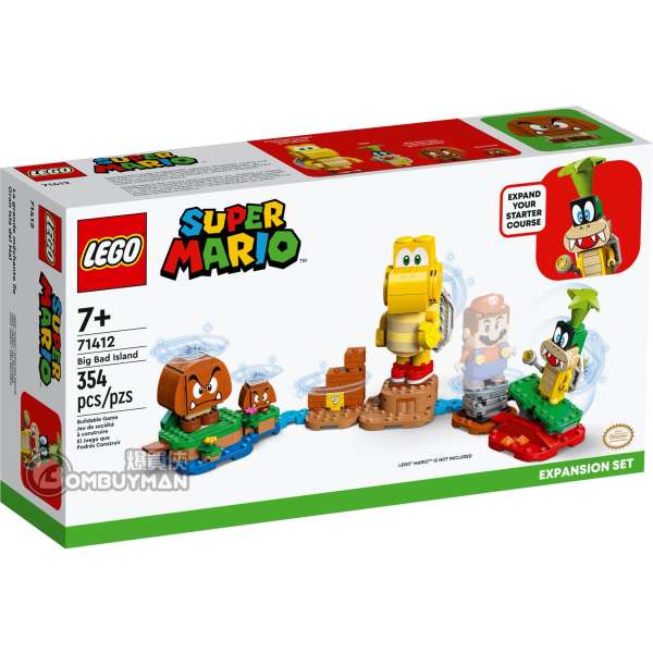 LEGO 71412 Big Bad Island Expansion Set (Super Mario)