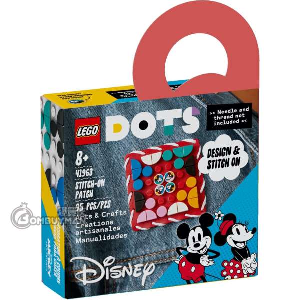  LEGO 41963 Mickey Mouse & Minnie Mouse Stitch-on Patch (DOTS) 