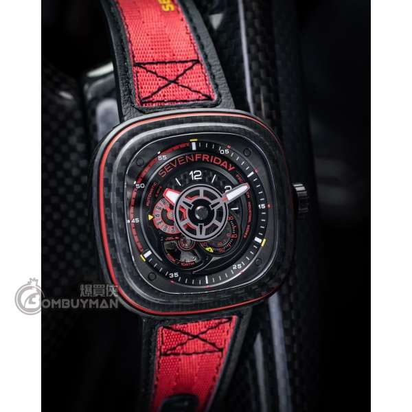 SevenFriday P3C/04 "RED CARBON"