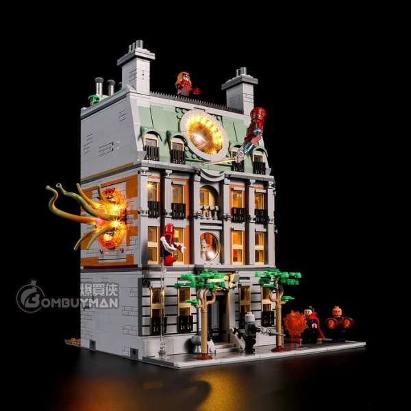 Briksmax Lego 76218 Sanctum Sanctorum 至聖所 (奇異博士2失控多元宇宙,Marvel 漫威) 專用燈光組 (不包含LEGO)