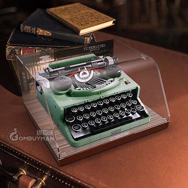 預購】Light Your Bricks LEGO 21327 Typewriter 打字機專用展示盒(不
