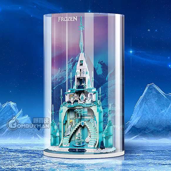 Light Your Bricks LEGO 43197 The Ice Castle 冰雪城堡 (魔雪奇緣,迪士尼公主)專用展示盒 (不包含LEGO)