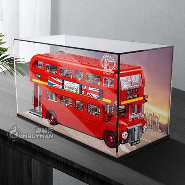 Light Your Bricks LEGO 10258 London Bus 倫敦巴士 專用展示盒 (不包含LEGO)