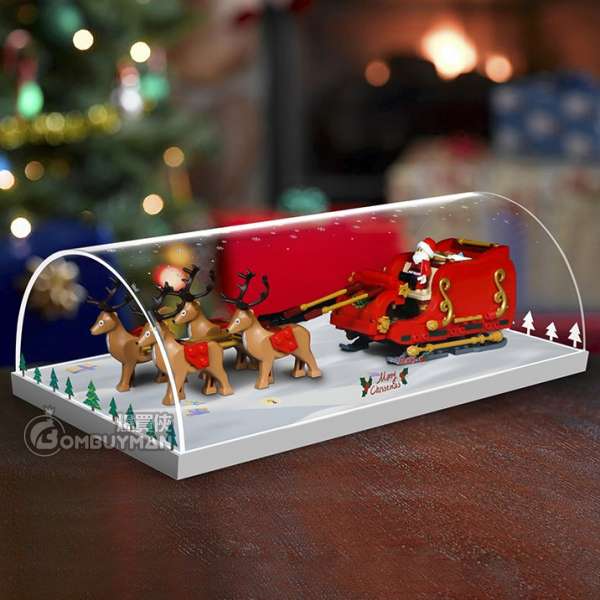 Light Your Bricks LEGO 40499 Santa's Sleigh 聖誕老人的雪橇 專用展示盒 (不包含LEGO)
