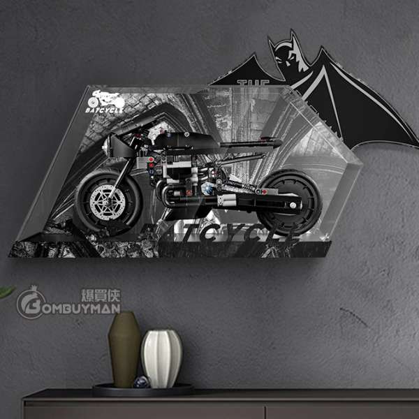 Light Your Bricks LEGO 42155 THE BATMAN – BATCYCLE™ 專用展示盒 (不含LEGO)