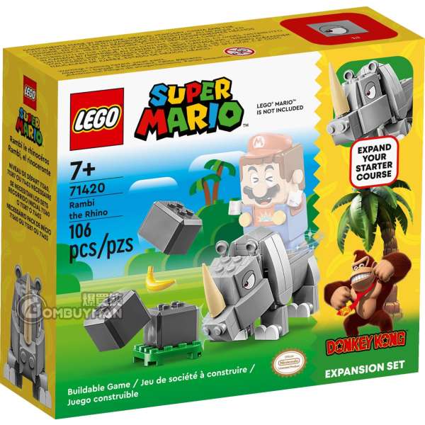 LEGO 71420 Rambi the Rhino Expansion Set (Super Mario™)