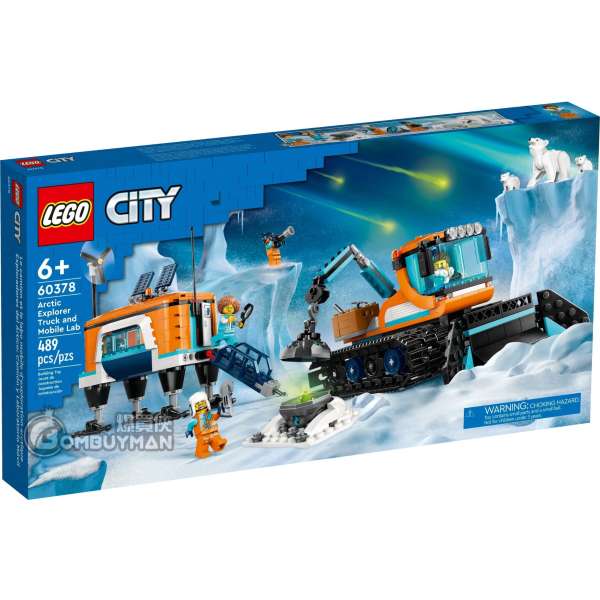 LEGO 60378 Arctic Explorer Truck and Mobile Lab (City)