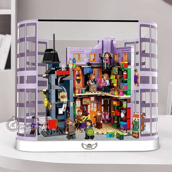 Light Your Bricks LEGO 76422 Diagon Alley™: Weasleys' Wizard Wheezes™ 專用展示盒 (不包含LEGO)