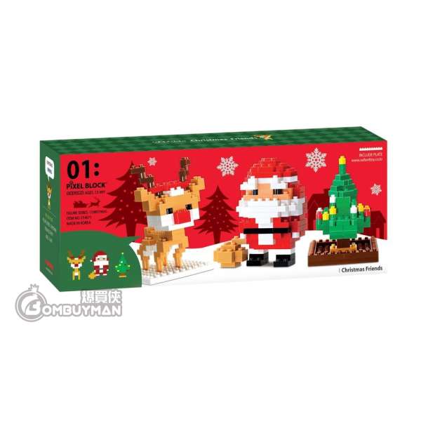Oxford Blocks OXCF4071 Pixel Christmas Friends 微型聖誕系列