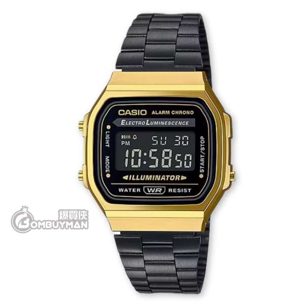 CASIO Vintage #A168WEGB-1B