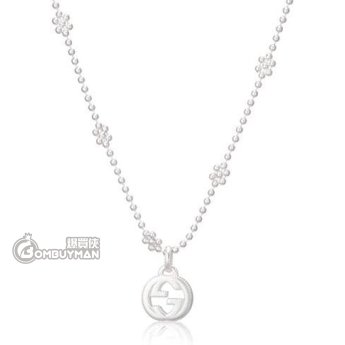 GUCCI INTERLOCKING G銀項鍊 479221