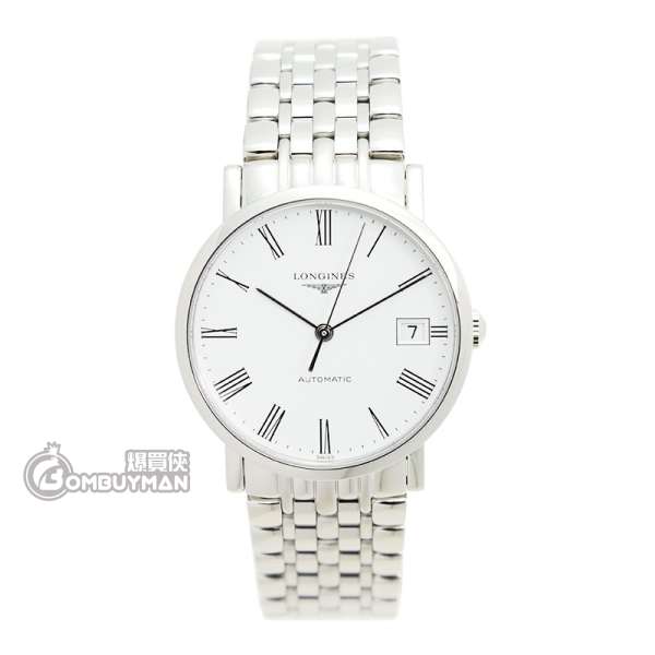 LONGINES L48094116 Elegant Collection Automatic White Dial Stainless Steel Ladies Watch