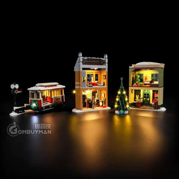 Lightailing LEGO 10308 Holiday Main Street 節慶街道 (Icons) 專用燈光組件 (不包含LEGO)