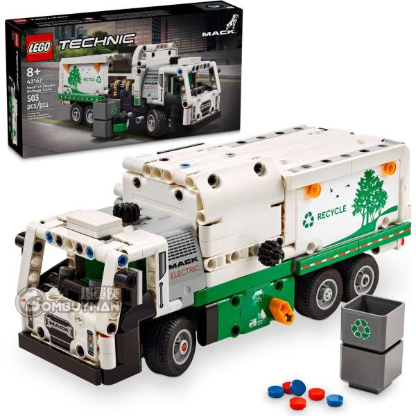LEGO 42167 Mack® LR Electric Garbage Truck (Technic)