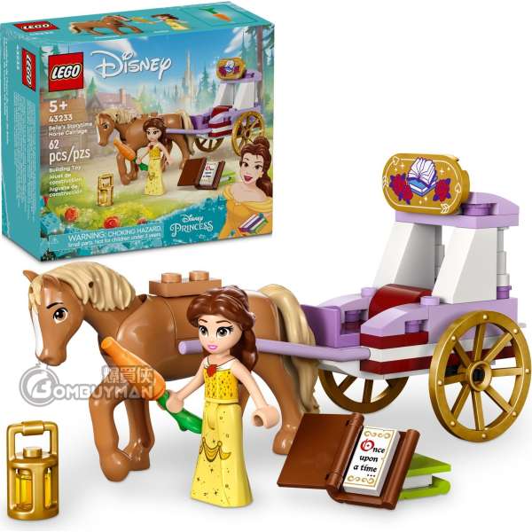 LEGO 43233 Belle's Storytime Horse Carriage (Disney)